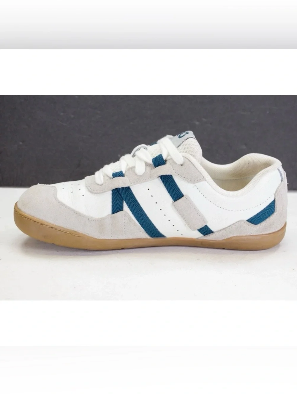 Xero Kelso Women US 8 Gray White Blue Barefoot Minimalist Gum Soles Casual Shoes - Picture 5 of 11